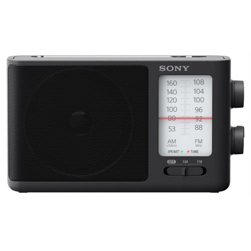 RÁDIO PORTÁTIL SONY ICF506( Pilhas ou corrente - 640 m W - Preto )