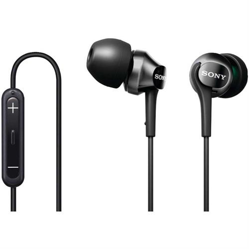 AUSCULTADORES SONY MDREX110APB ( Smartphone - Preto - Diafragma de 9 mm - Resposta de frequ... )