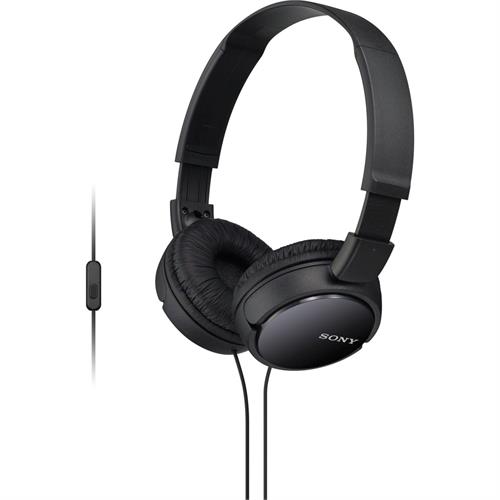 AUSCULTADORES COM FIO SONY MDRZX110APB ( Preto - Auscultador dobrável com microfone - Unidade de dia... )