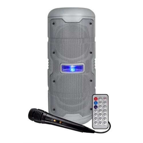 COLUNA INFINITON K50 GREY( 50 W - Entrada de microfone - Entrada auxiliar: 3,5 mm - USB - Bluetooth - Cinzento )