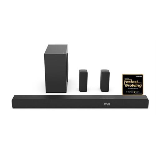 SOUND BAR HISENSE AX5100Q( 5.1 - 580 W - 2 x HDMI - Bluetooth - Ótica - Auxiliar - USB )
