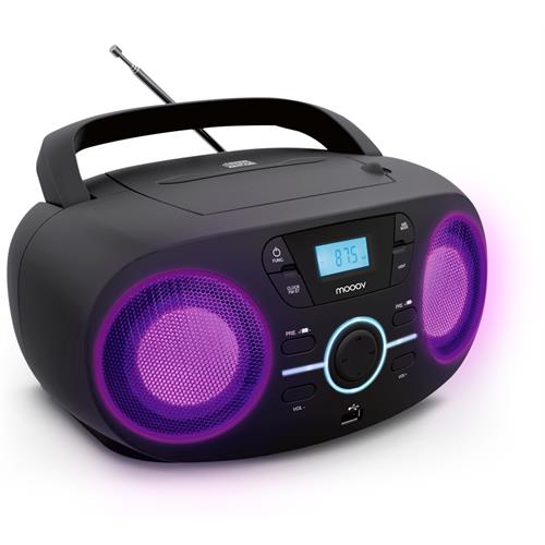 RÁDIO CD METRONIC 477415( CD, MP3 - Corrente ou bateria - Preto )