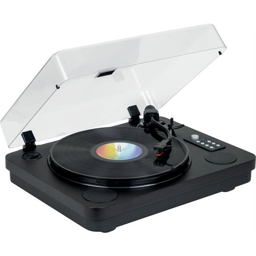 GIRA-DISCOS THOMSON TT650BT ( Bluetooth - USB - RCA - Preto - Controle de pitch - 33_45_... )
