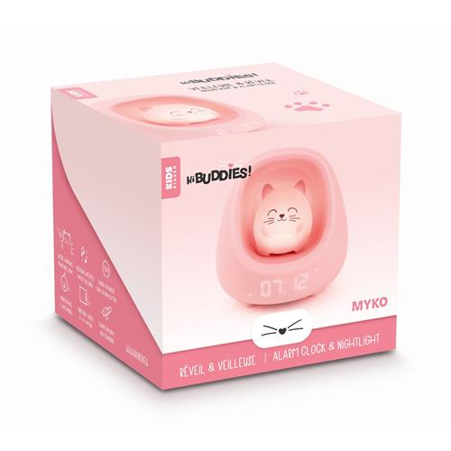 DESPERTADOR BIGBEN NESTKIDSCAT ( Rosa - Luz noturna com 3 temporizadores - 3 canções - 3 ruí... )