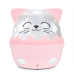 LUZ PRESENÇA BIGBEN NLPKIDSCAT ( Branco _ Rosa - Luz noturna - Projeção de 360º - 13 temas d... )