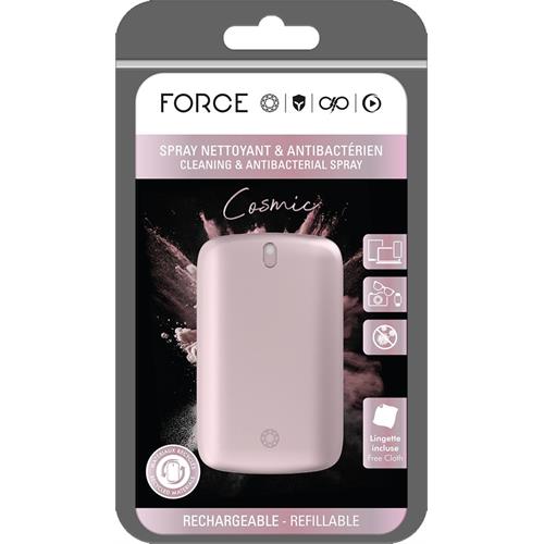 SPRAY LIMPEZA FORCE F153484 ( Spray de limpeza antibacteriano de 15 ml integrado + toalhet... )