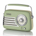 RÁDIO PORTÁTIL HAEGER RETRO( Bateria - 5 W - Verde )
