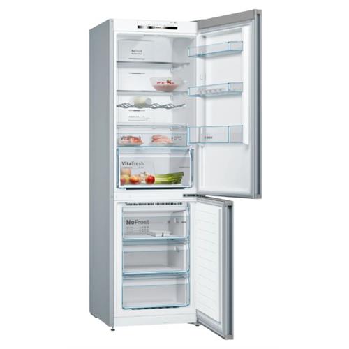 FRIGORÍFICO COMBINADO BOSCH KGN36VLDB( Total No Frost - Inox - 326 Litros )