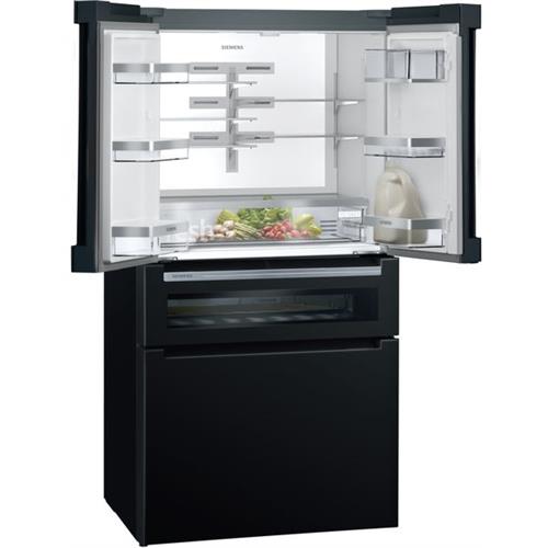 FRIGORÍFICO COMBINADO SIEMENS KF96RSBEA( No Frost no congelador - Preto - 572 Litros )