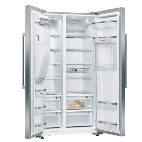FRIGORÍFICO AMERICANO SIEMENS KA93GAIDP( Total No Frost - Inox - 560 Litros )( Total No Frost - Inox - 560 Litros )