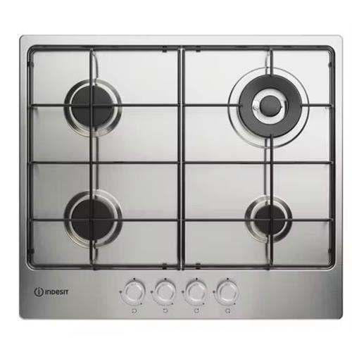 PLACA DE GÁS INDESIT THP642W_IX_I 1( Inox - 4 G - Frontais )( Inox - 4 G - Frontais )