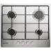 PLACA DE GÁS INDESIT THP642IX_I 1( Inox - 4 G - Frontais )( Inox - 4 G - Frontais )