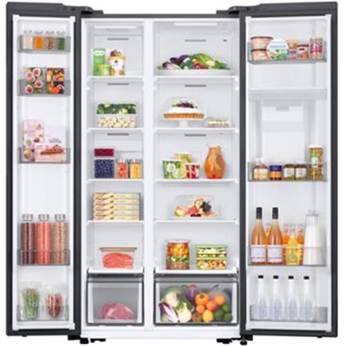 FRIGORÍFICO AMERICANO SAMSUNG RS57DG410EM9EF( No Frost - Cinza Mate - 578 Litros )