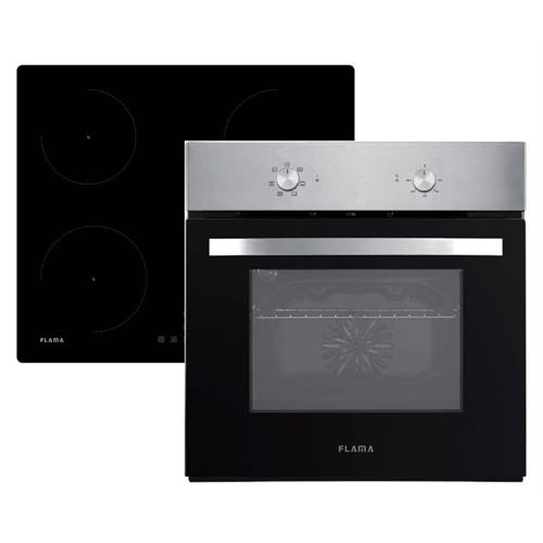 FORNO + MESA FLAMA 9902FL( Indução - 4 Z - Frontais )
