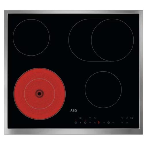 PLACA VITROCERÂMICA AEG TN64RA06XB( Vitrocerâmica - 4 Z - 7000 W )