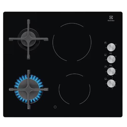 PLACA VITROCERÂMICA ELECTROLUX EGE6172NOK( Mista - 2 G + 2 Z - Natural )