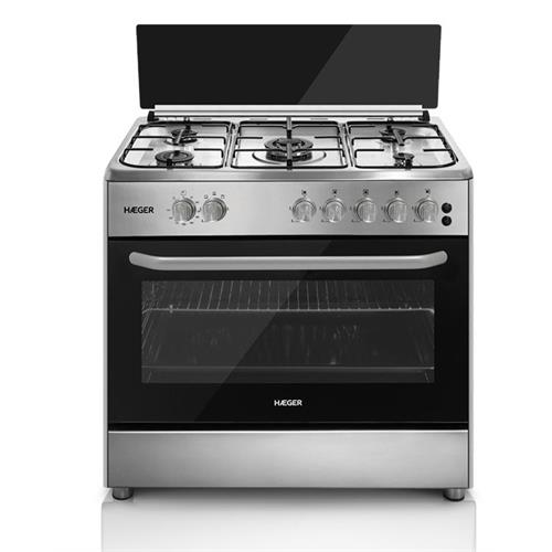 FOGÃO HAEGER GC-SS9.020B( Inox - 5 G - Gás )