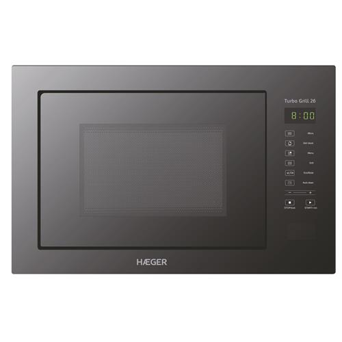 MICRO-ONDAS DE ENCASTRE HAEGER TURBOGRILL26( 26 Litros - 850 W - 1200 W )( 26 Litros - 850 W - 1200 W )