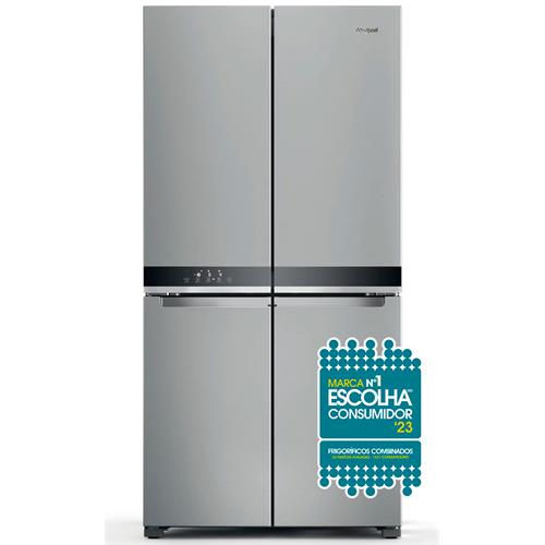 FRIGORÍFICO AMERICANO WHIRLPOOL WQ9M2L( Triple No Frost - Look Inox - 664 Litros )