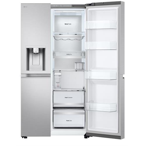 FRIGORÍFICO AMERICANO LG GSLE91MBAC( No Frost - Prime Silver - 628 Litros )
