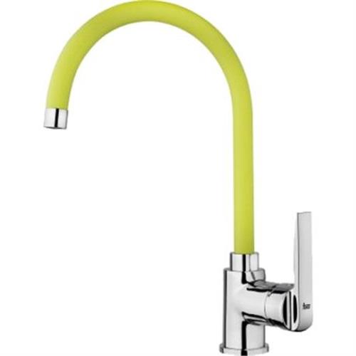 TORNEIRA MISTURADORA TEKA IN995AMARELA ( Amarelo - Monocomando para lava-louças, com canhão giratóri... )