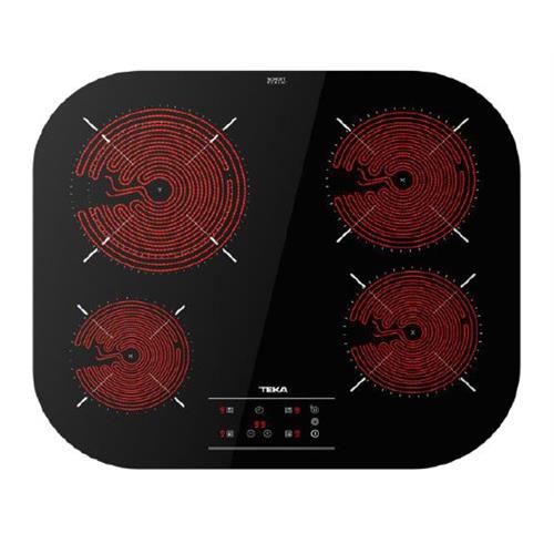 PLACA VITROCERÂMICA TEKA TCC 64310 TTC BK( Vitrocerâmica - 4 Z - 6500 W )