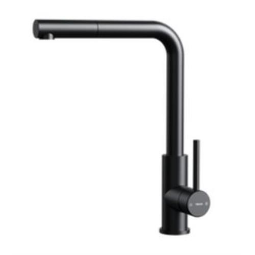 TORNEIRA MISTURADORA TEKA UNI9331BK ( 34,3 cm - Preto - Monocomando cano alto giratório - Chuveir... )