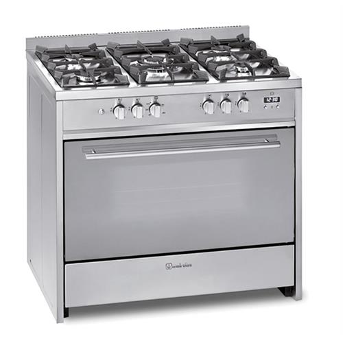 FOGÃO MEIRELES G910X( Aço inoxidável - 5 G - Gás )