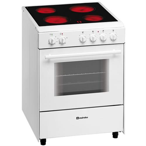 FOGÃO MEIRELES E604W.1( Vitrocerâmica - 4 Z - Estático )