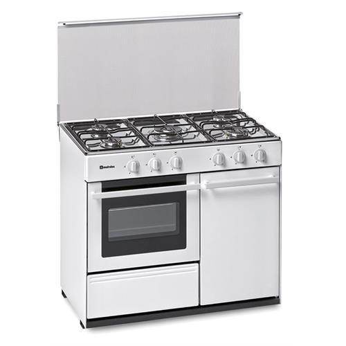 FOGÃO MEIRELES N921W( Aço inoxidável - 5 G - Gás )