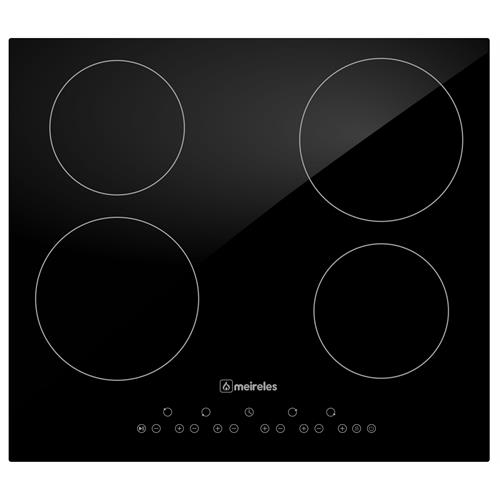 PLACA VITROCERÂMICA MEIRELES MV1601( Vitrocerâmica - 4 Z - 6000 W )