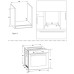 FORNO MEIRELES MF8900X( Multifunções - 80 Litros - 9 P )