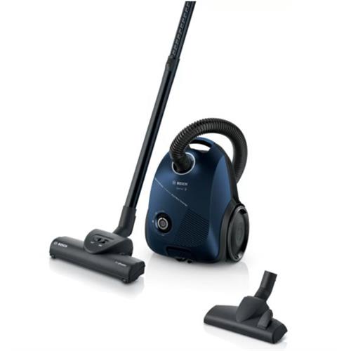 ASPIRADOR COM SACO BOSCH BGBS2BU1T ( 600 W - Azul - Regulação eletrónica da potência através de ... )