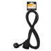 PROLONGADOR GARZA 430005 ( Preto - Tomada 2P + T Schuko - Cabo H05VV-F 3G 1´5mm2 - Com... )