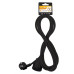 PROLONGADOR GARZA 430009 ( Preto - Tomada 2P + T Schuko - Cabo H05VV-F 3G 1´5mm2 - Com... )