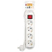 BASE GARZA 430062( 4 tomadas - Branco - Interruptor - Proteção infantil - Comprimento: 3 metros )