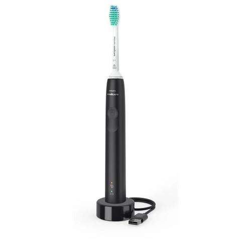 ESCOVA DE DENTES ELÉTRICA PHILIPS HX3671_14 ( Recarregável - Preto - Tecnologia sónica - Sensor de press... )