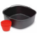 ACESSORIO DE ASSADEIRA PARA FRITADEIRA PHILIPS HD9925_01 ( Preto - 7 formas de silicone para queques para desfrutar de... )