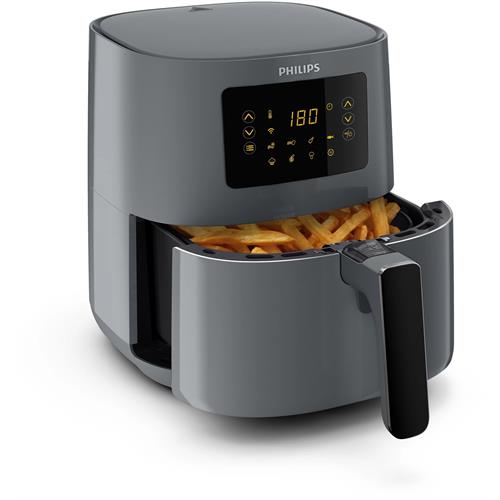FRITADEIRA PHILIPS SEM ÓLEO HD9255_60( 1400 W - 4,1 Litros - Cinza )