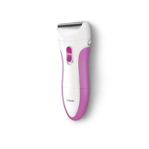DEPILADORA PHILIPS HP6341_00 ( Pilhas - Rosa _ Branco - Lâmina de inox - Remove até 0,5 m... ) ( Pilhas - Rosa _ Branco - Lâmina de inox - Remove até 0,5 m... )