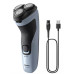 MÁQUINA DE BARBEAR PHILIPS X3003_00( Recarregável - Flexíveis 4D - 40 minutos )
