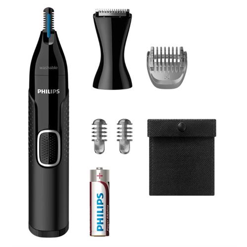 APAR.NASAL PHILIPS S.5000 -NT5650_16 ( Pilha - Preto - Lâminas em aço inoxidável - Pega e manusea... )