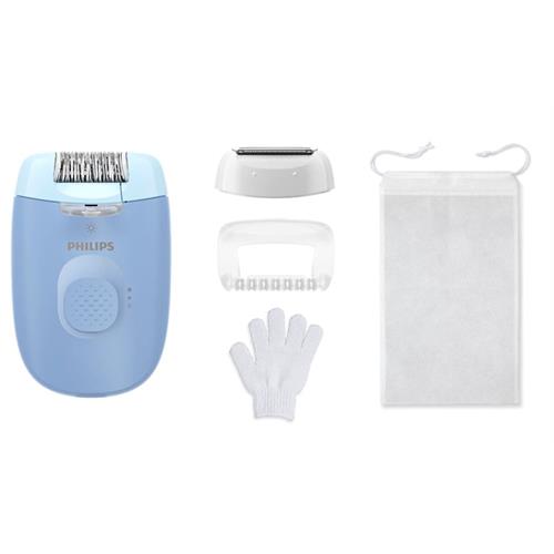 DEPILADORA PHILIPS BRE247_00( Corrente - 2 - Azul )