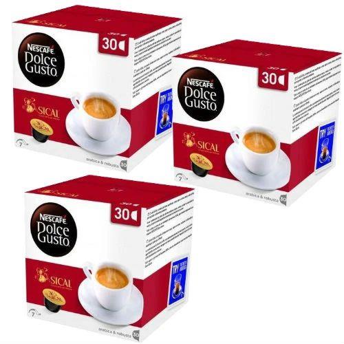 CÁPSULAS DE CAFÉ DOLCE GUSTO EXPRESSO SICAL ( 90 Cápsulas - Descubra NESCAFÉ Dolce Gusto SICAL, um café e... )