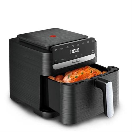 FRITADEIRA SEM ÓLEO MOULINEX EZ8618F0( 1700 W - 7,5 Litros - Preto )