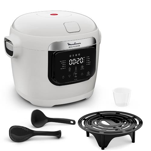 MAQUINA COZINHA MULTICOOKER MOULINEX MZ700BF0( 1000 W - 6 L - Branco )( 1000 W - 6 L - Branco )