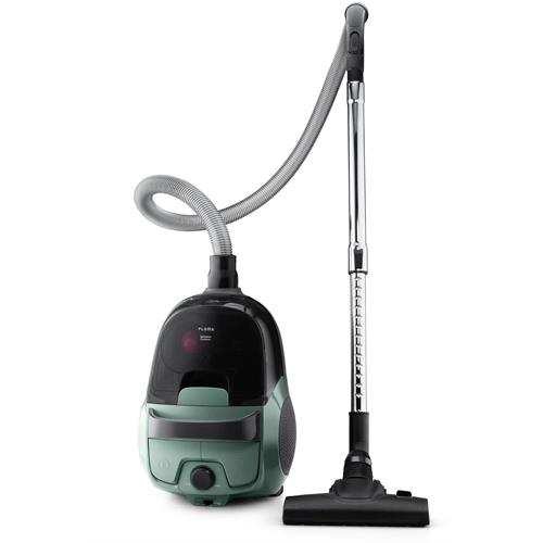 ASPIRADOR COM SACO FLAMA 1687FL( 800 W - 2,2 L - Verde _ Preto )