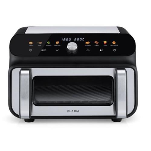 FRITADEIRA FLAMA S_OLEO+ GRELHADOR FLAMA 678FL( 2000 W - 10 Litros - Preto _ Silver )