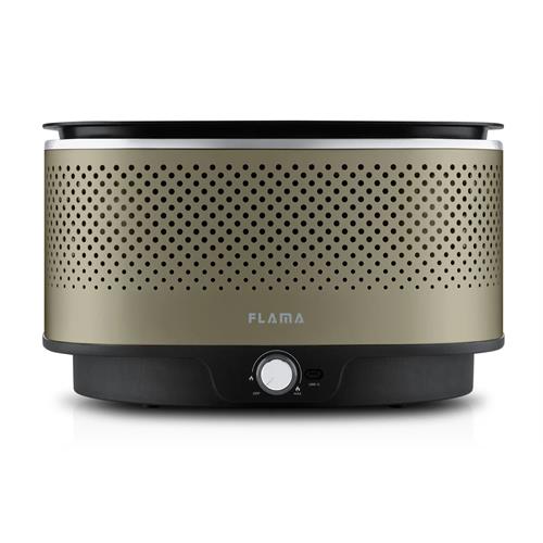 GRELHADOR FLAMA 4014FL ( Verde - Ventilação ajustável por botão LED - Aquecimento rá... )