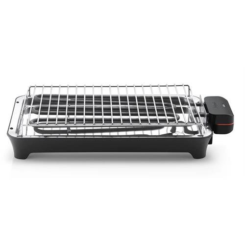 GRELHADOR FLAMA 4323FL( 2400 W - Resistência - Preto _ Cromado )